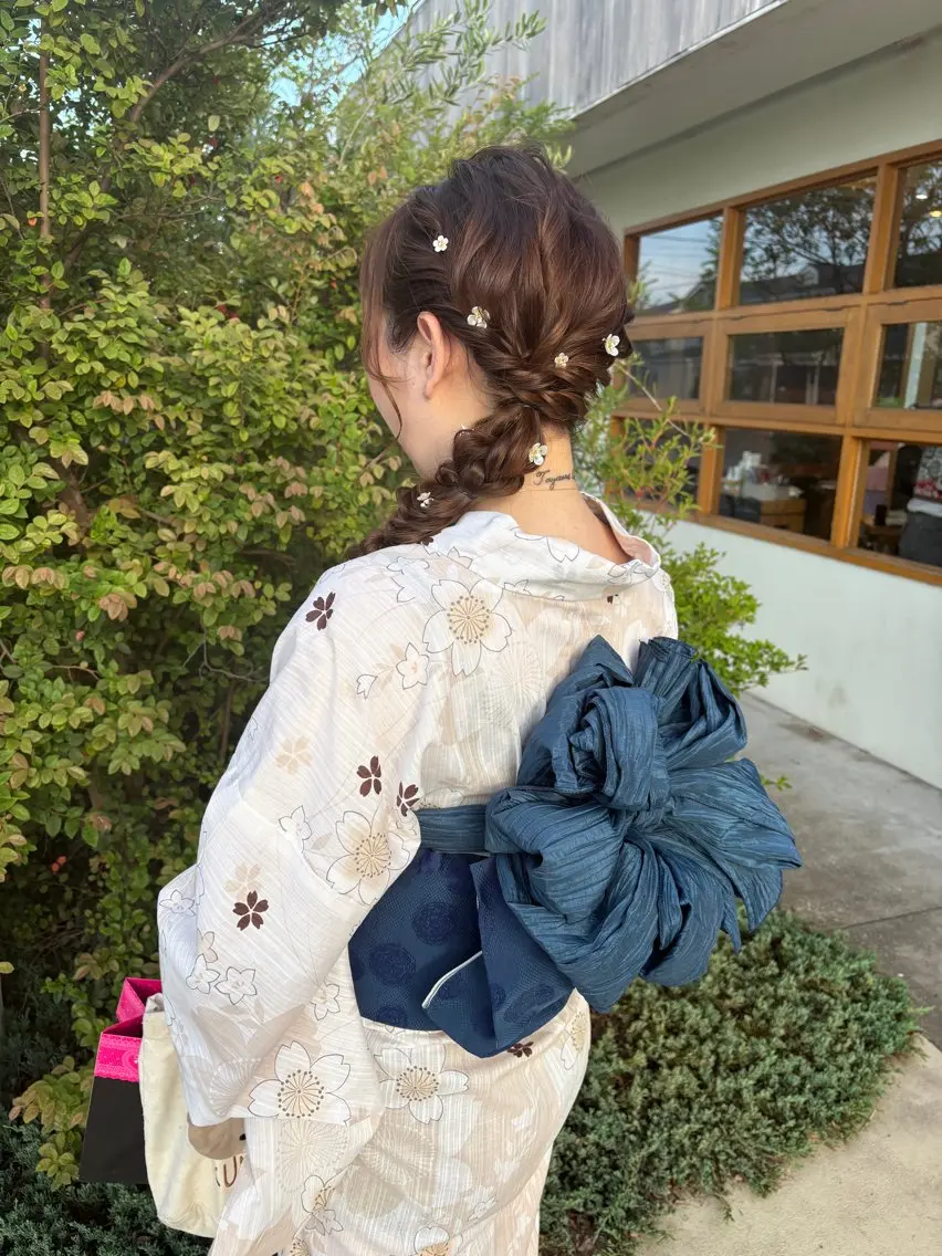 ヘアアレンジ 浴衣 ヘアセット 山本 知佳のヘアスタイル