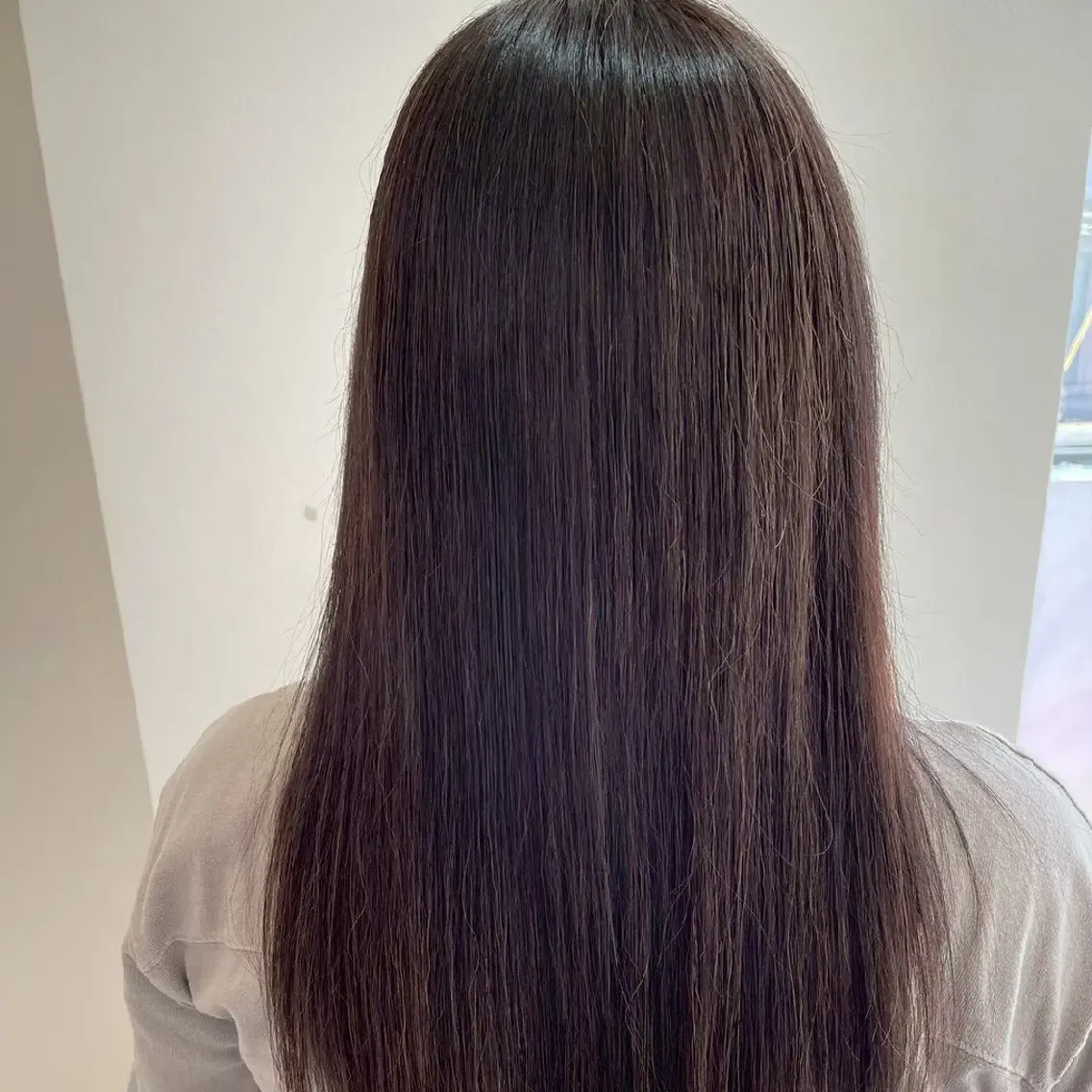 ロング カラー 縮毛矯正/ワンカラー モデル募集🫧田村のヘアスタイル