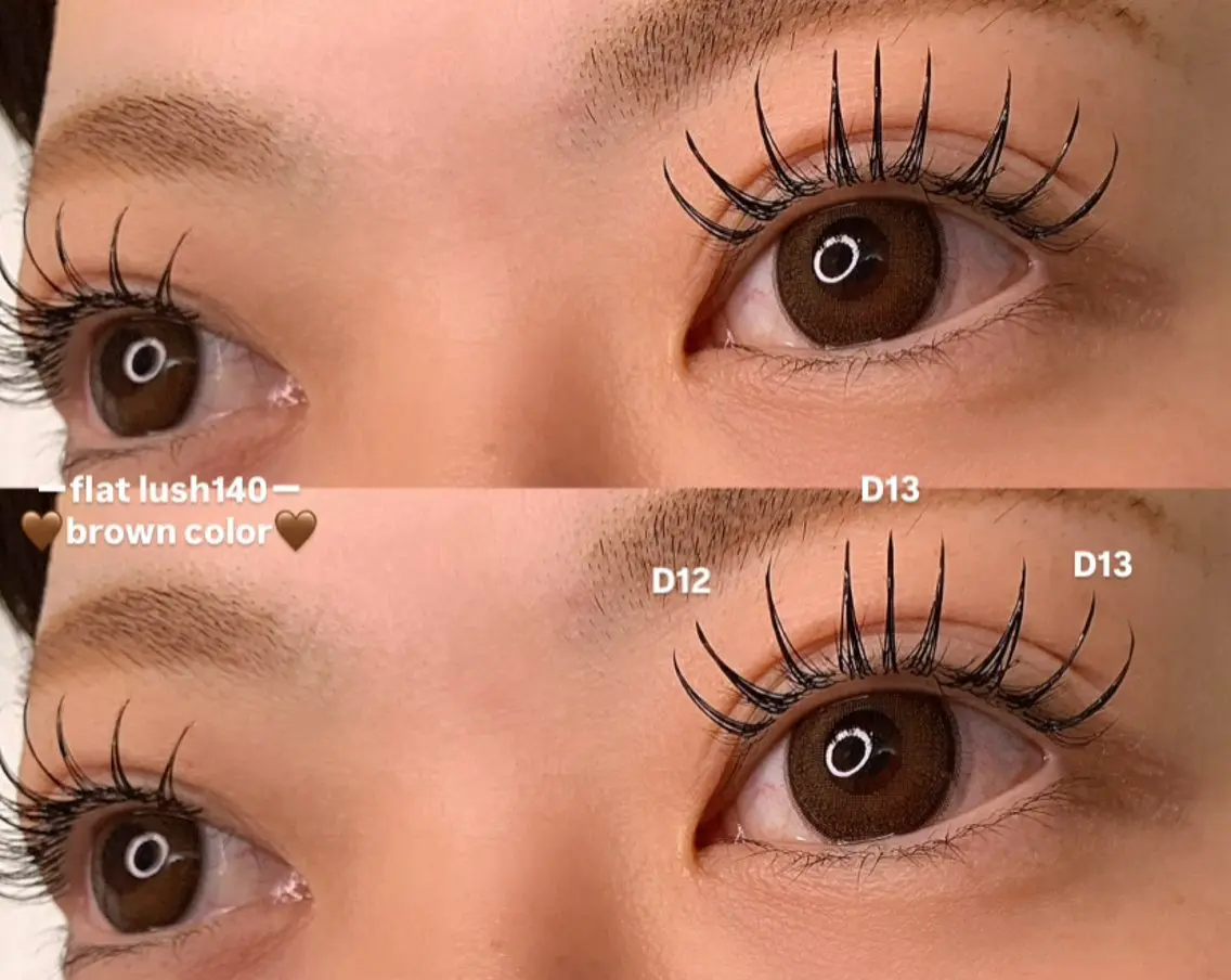 マツエク・マツパ カラーマツエク フラットラッシュ Eyelash Salon IROのマツエク・マツパデザイン