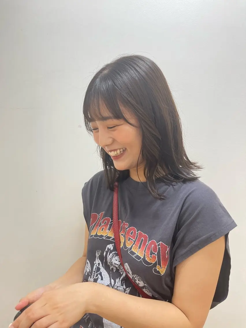 ミディアム 🎀momoa CIEL天神店🎀のヘアスタイル