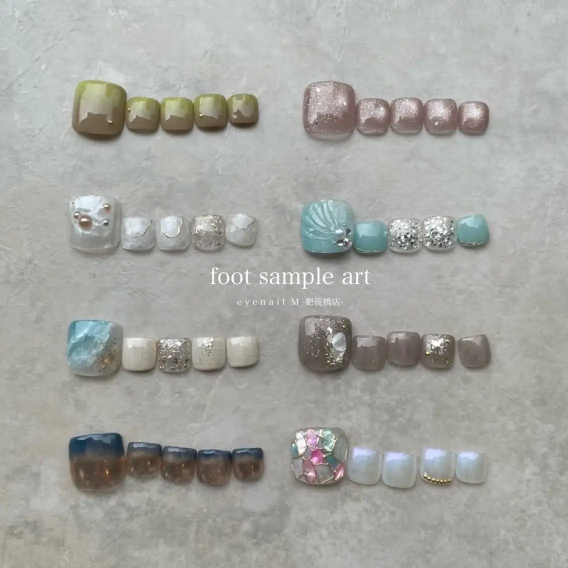 ネイル フットネイル miki 🌿のネイルデザイン