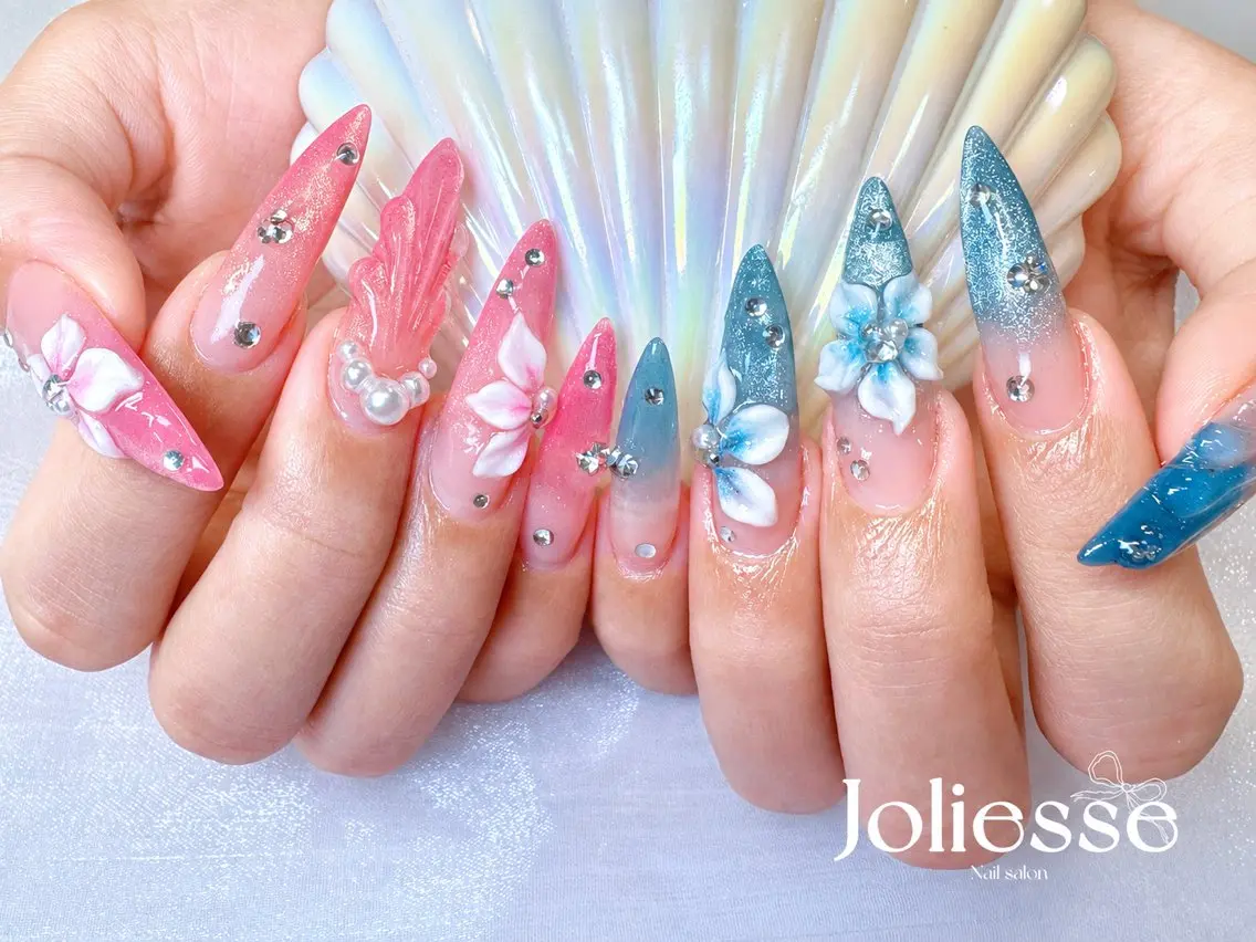 ネイル フラワーネイル Joliesse nail salonのネイルデザイン