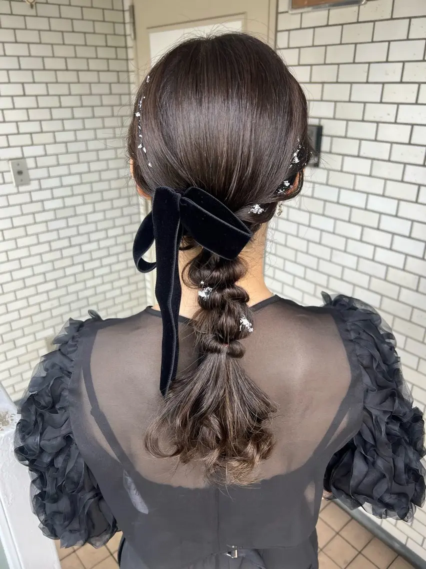 ヘアアレンジ ヘアセット 大人可愛いヘアメイク 💋🧚♀️しずかのヘアスタイル