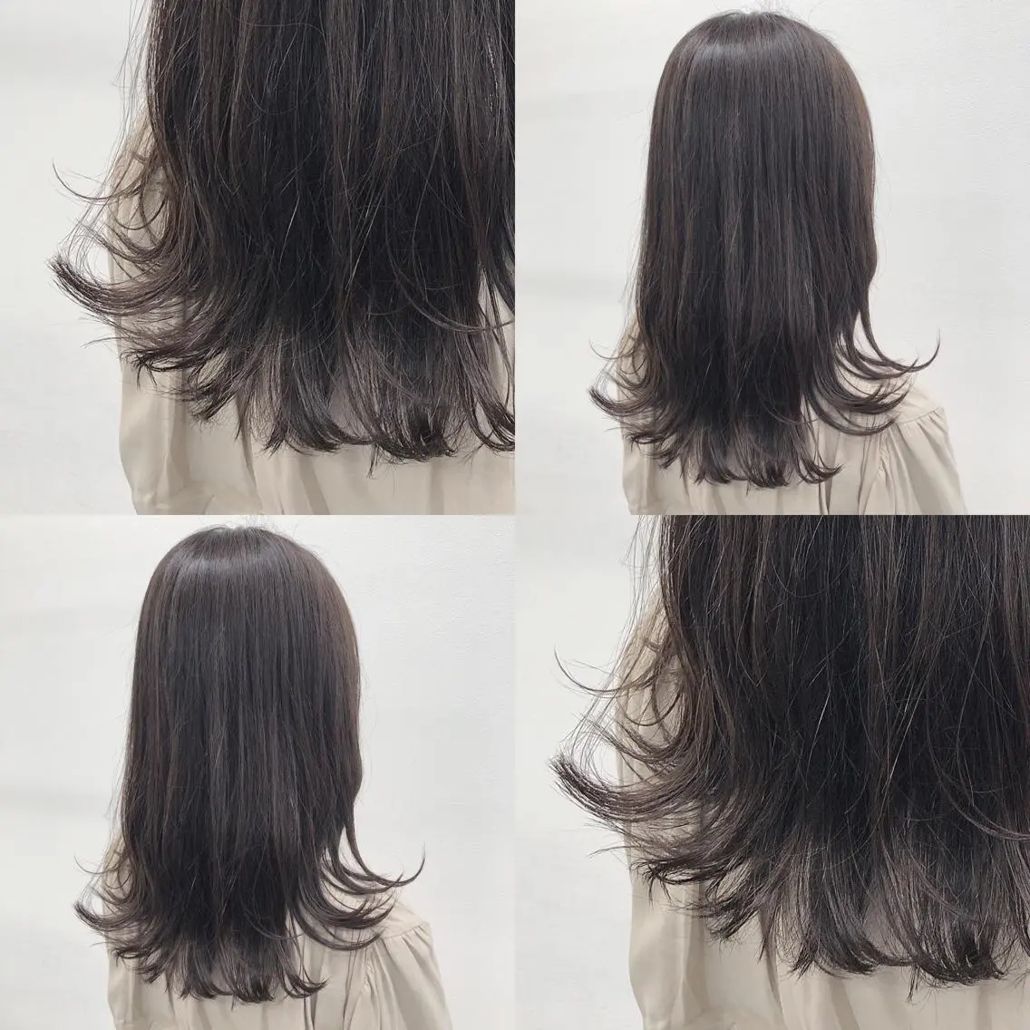 ロング カラー パーマ ヘアアレンジ メンズ キッズ ネイル マツエク・マツパ 上品＆韓国風 🥀海心🥀のヘアスタイル