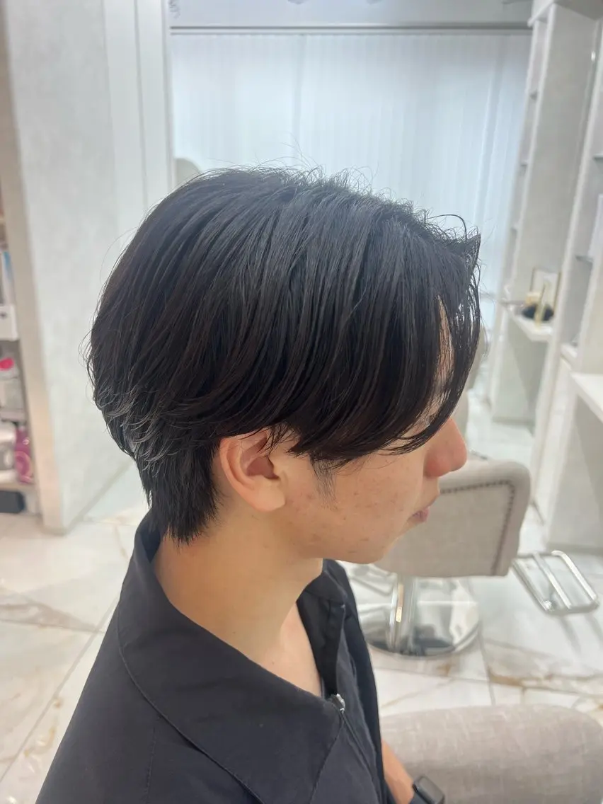 パーマ メンズ フェザーパーマ メンズパーマ カット パーマ 名駅 /パーマ カラー支持率No.1のヘアスタイル
