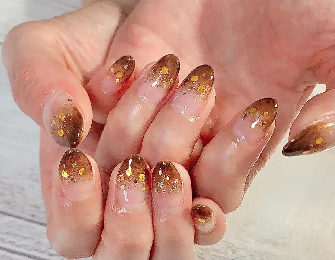 ネイル ホログラムネイル ラメ(グリッター) kano nailのネイルデザイン