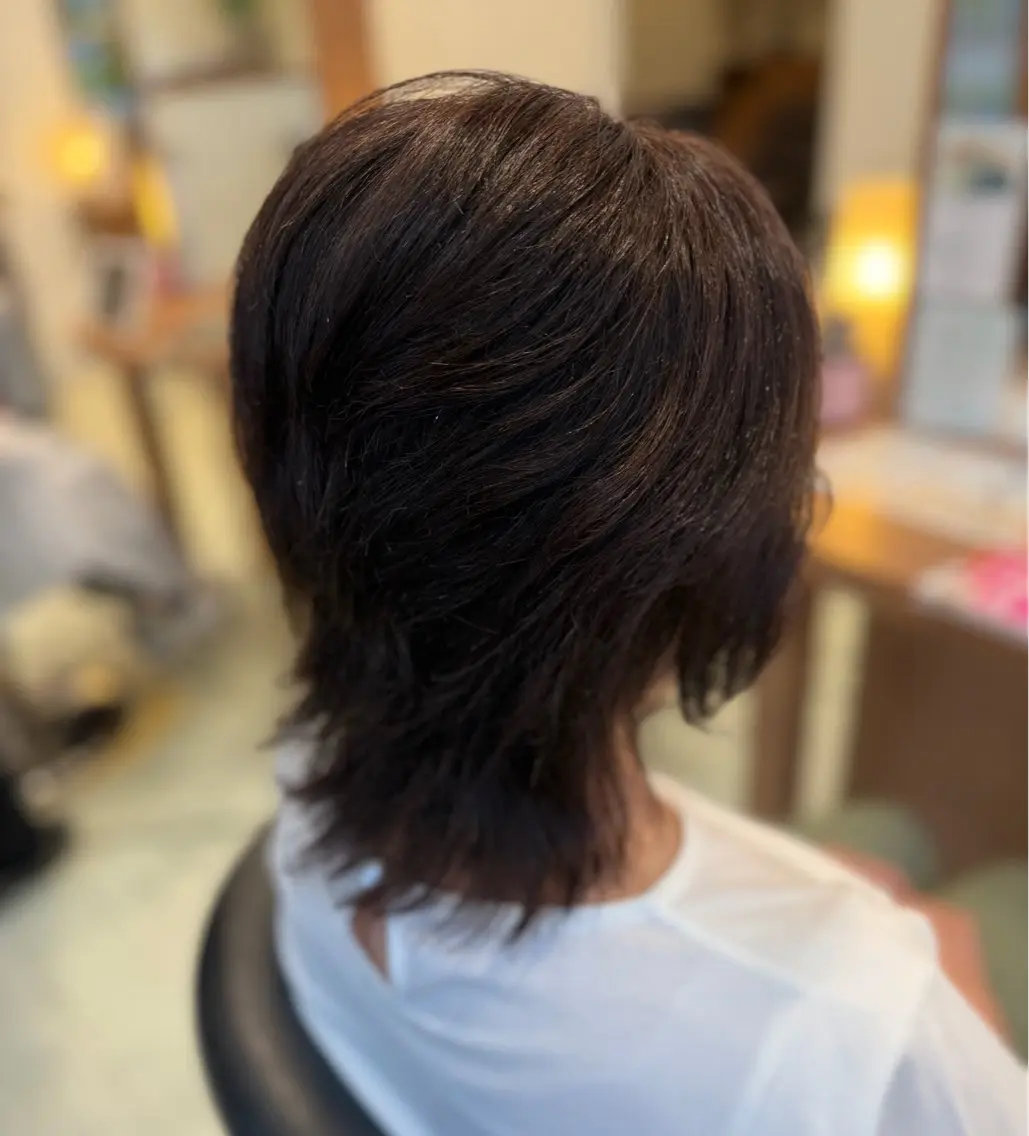 ミディアム カラー Asai Marikoのヘアスタイル