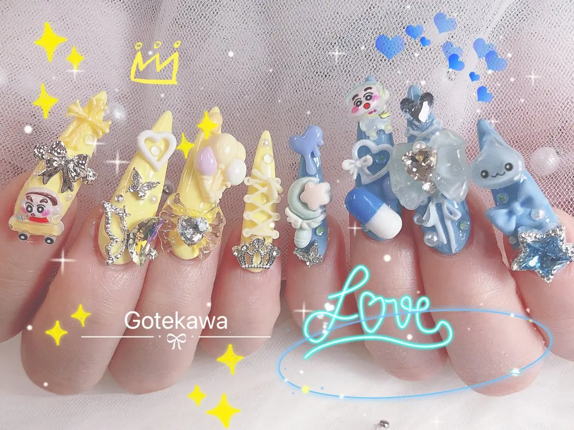 ネイル 持ち込み 夏ネイル ハンドネイル ハンドケア Gote Kawa nail salonのネイルデザイン