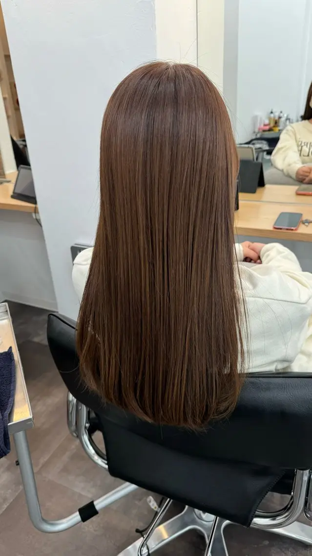 ロング カラー カット ヘアカラー トリートメント WISTERIA P LUS1 ikumiのヘアスタイル