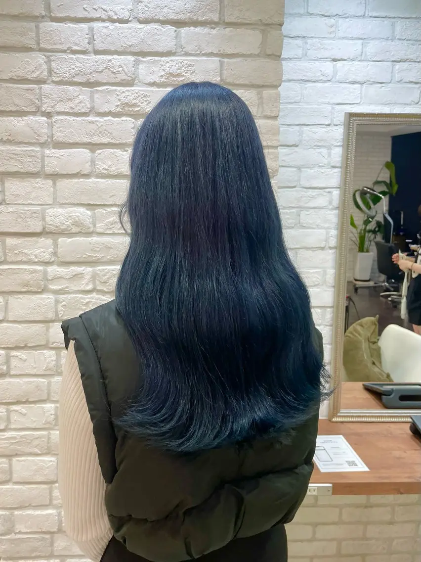 ꒰ 高校生以下限定50%off𓂃🎀𓈒𓏸 ꒱ ブリーチ➕カラー➕プレミークトリートメント【ロング料金なし】の写真