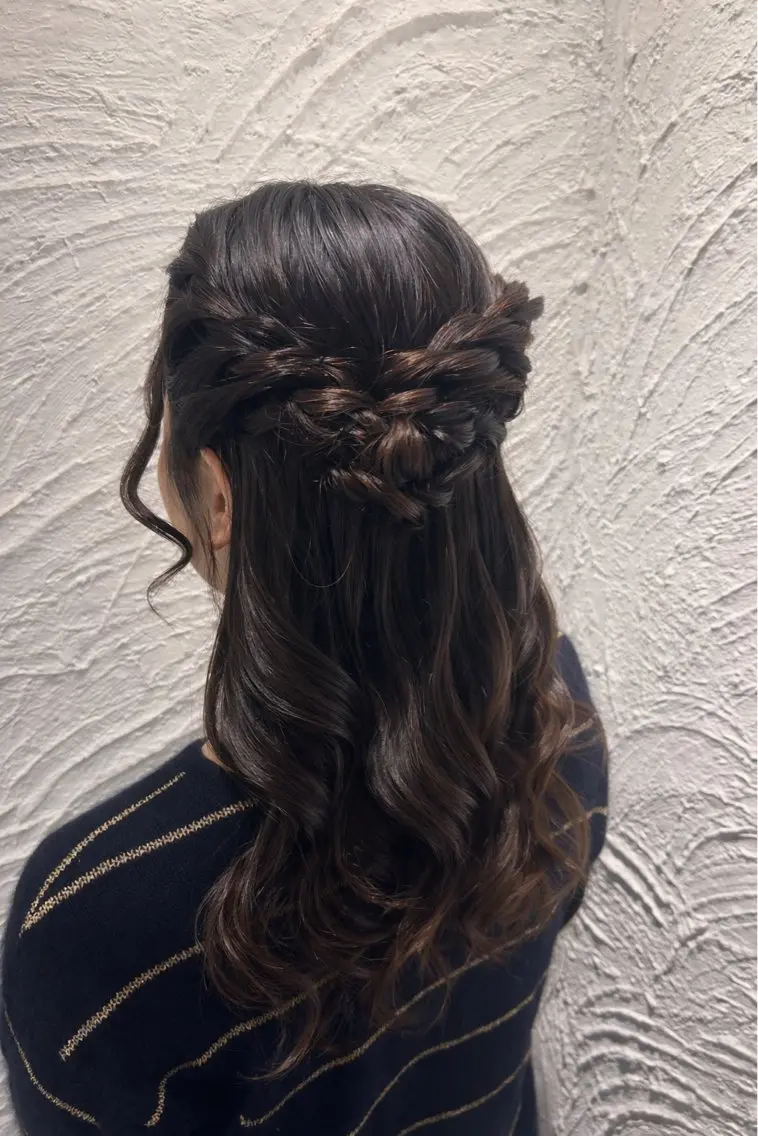 ヘアアレンジ 🎀ツヤ髪×モテヘア 🎀池袋/カナエのヘアスタイル