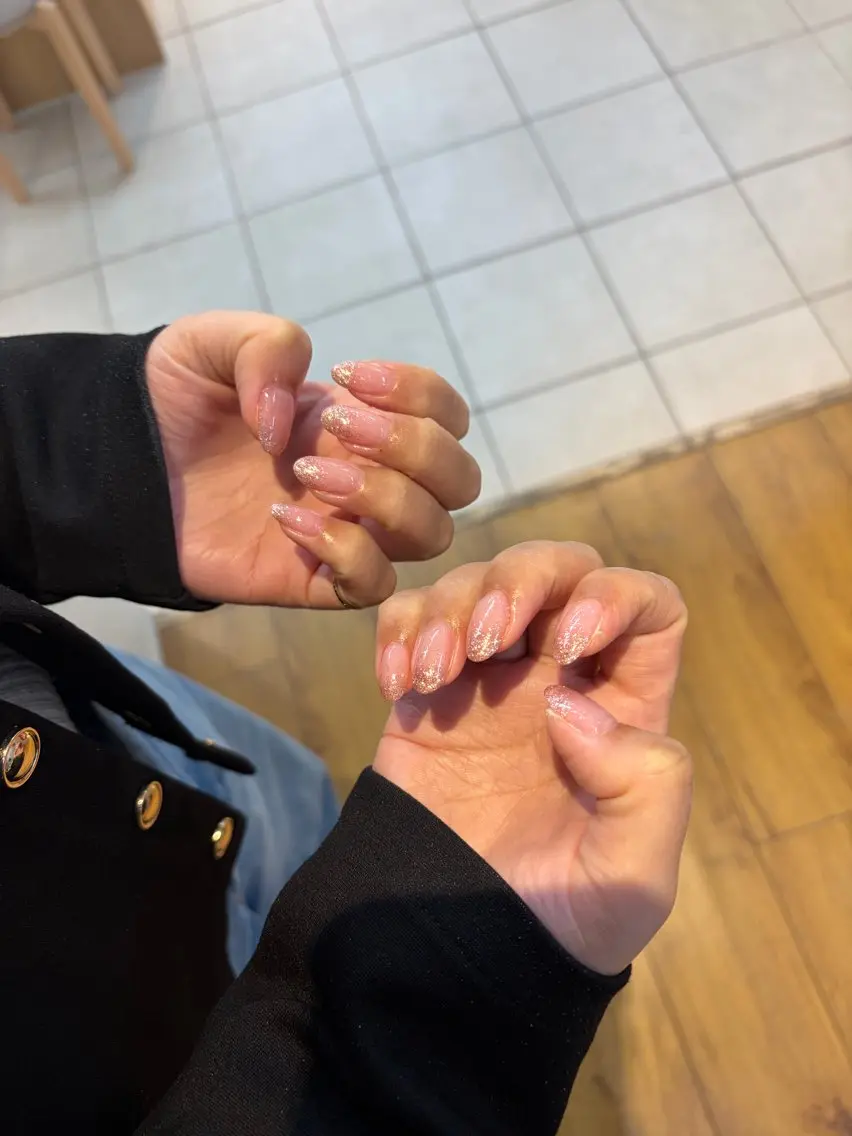 ネイル ラメ(グリッター) ラメグラデーション MANAMI TRIOS💅🏻のネイルデザイン
