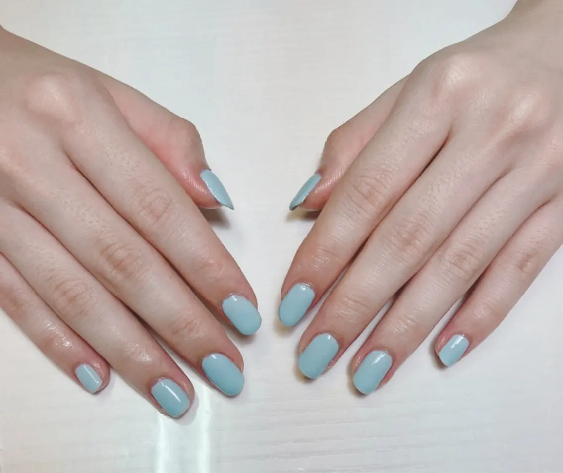 ネイル 水色 nailsalon nana♡のネイルデザイン