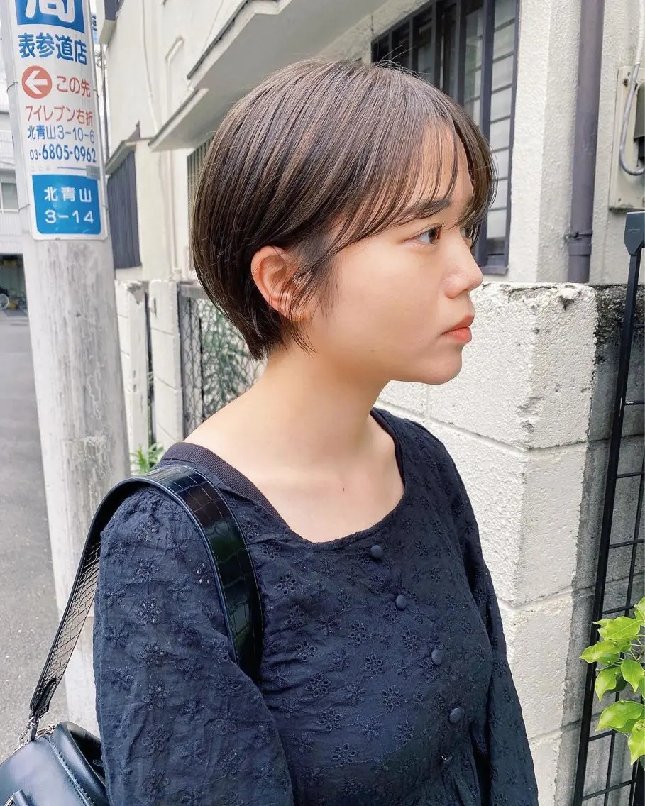 ショート カラー カット ヘアカラー トリートメント 🟩白髪ぼかし ショート/大司のヘアスタイル