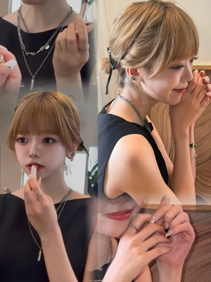 ショート ヘアセット 桐生 モデル様募集中のヘアスタイル