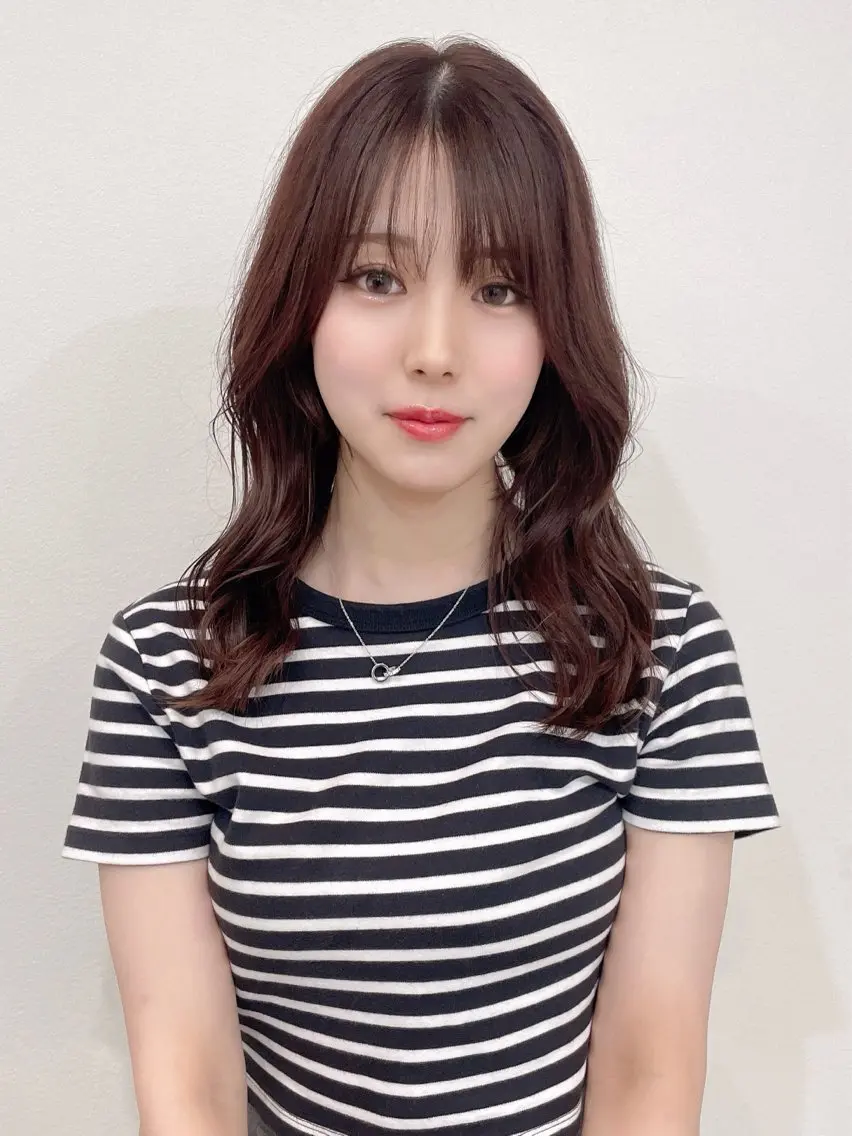 セミロング 髪質改善縮毛矯正 ◽️河野泰貴のヘアスタイル