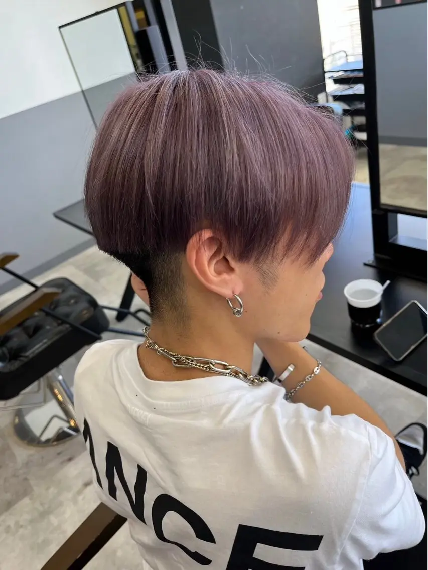 カット+ブリーチ+カラーの写真