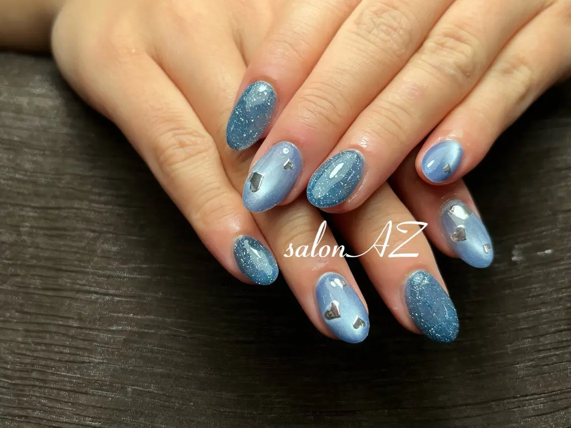 ネイル アートネイル 長さ出し フットネイル フレンチネイル ジェルネイル ハンドネイル salon AZのネイルデザイン