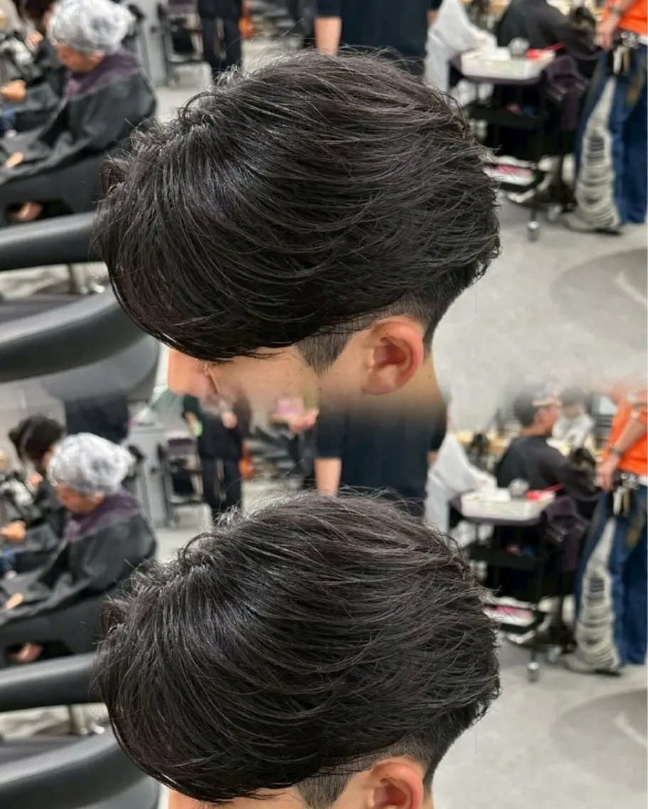 ショート パーマ メンズ カット 縮毛矯正 当日予約OK‼️/ メンズ特化/わたるのヘアスタイル
