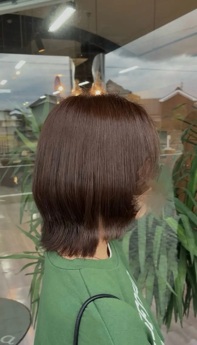 ミディアム カラー ブラウンカラー 透明感カラー ミルクティーブラウン ヘアカラー arika もえのヘアスタイル