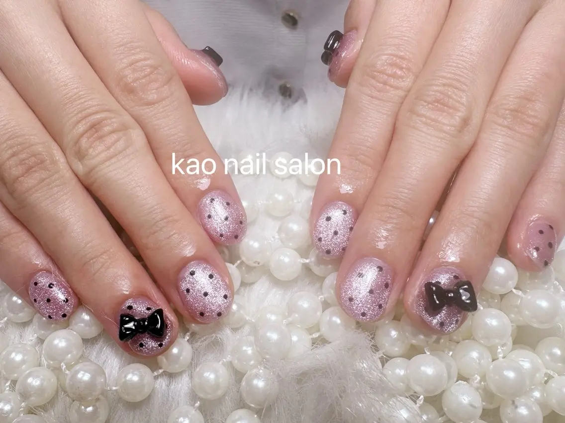 ネイル ハンドネイル kao nail マグネット/長さだしのネイルデザイン