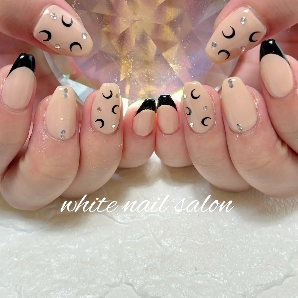 ネイル フットネイル ラメ(グリッター) 持ち込み ハンドネイル white nail salonのネイルデザイン