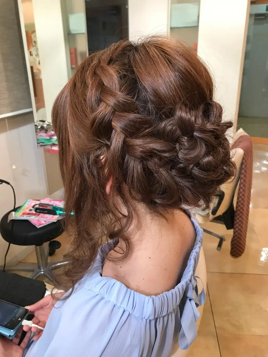 <全員>ヘアセットの写真