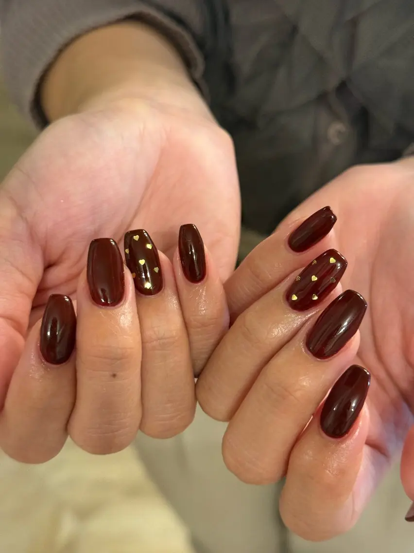 ネイル ガーリー ハート ハンドネイル filonnail asukaのネイルデザイン