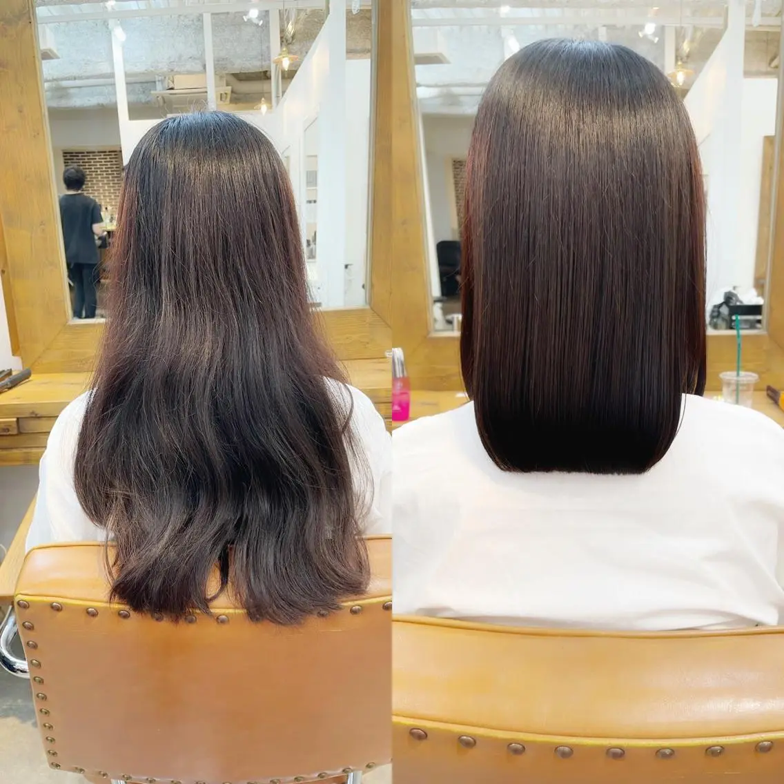 ミディアム くびれヘア くせ毛 カット トリートメント 👑銀座ショート/ 絶壁補正/金子涼👑のヘアスタイル