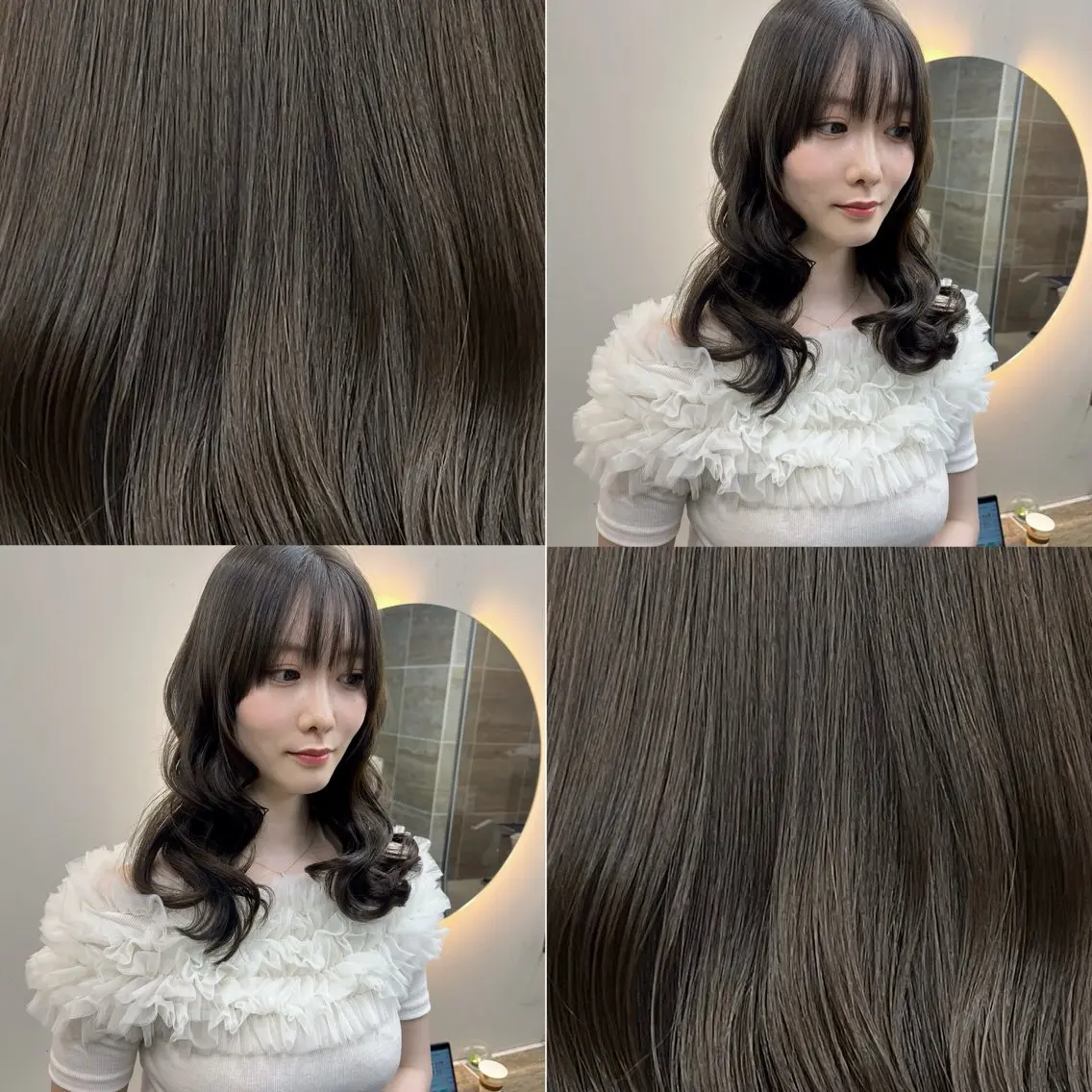 セミロング カラー カット ヘアカラー 《柔らかhair𓍯 》木村美姫のヘアスタイル