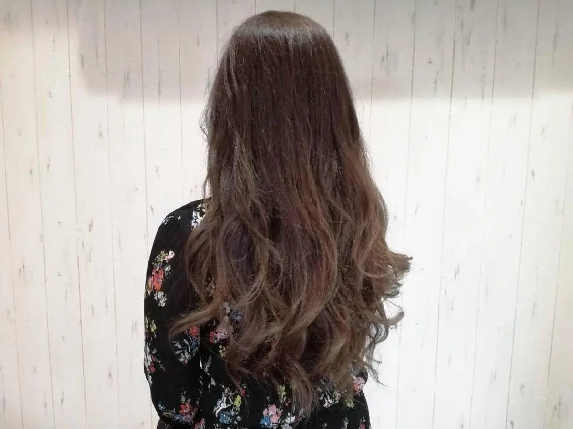 ロング カラー グラデーションカラー 外国人風カラー 西川 敏夫のヘアスタイル