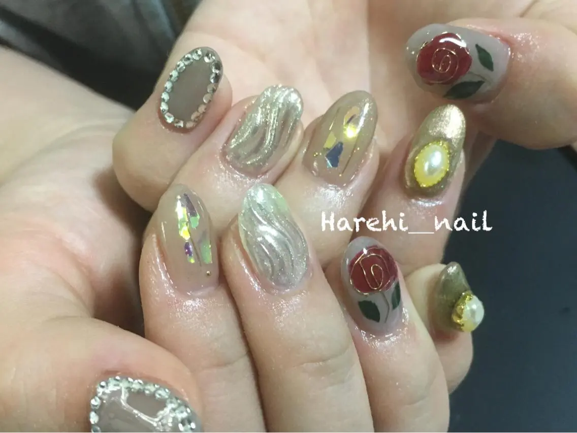ネイル ハンドネイル Harehi_ nailのネイルデザイン