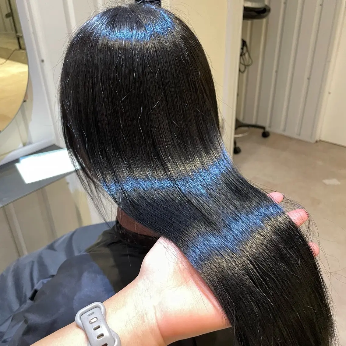 ロング カラー トリートメント 💘韓国レイヤー上 品カラーruru💘のヘアスタイル