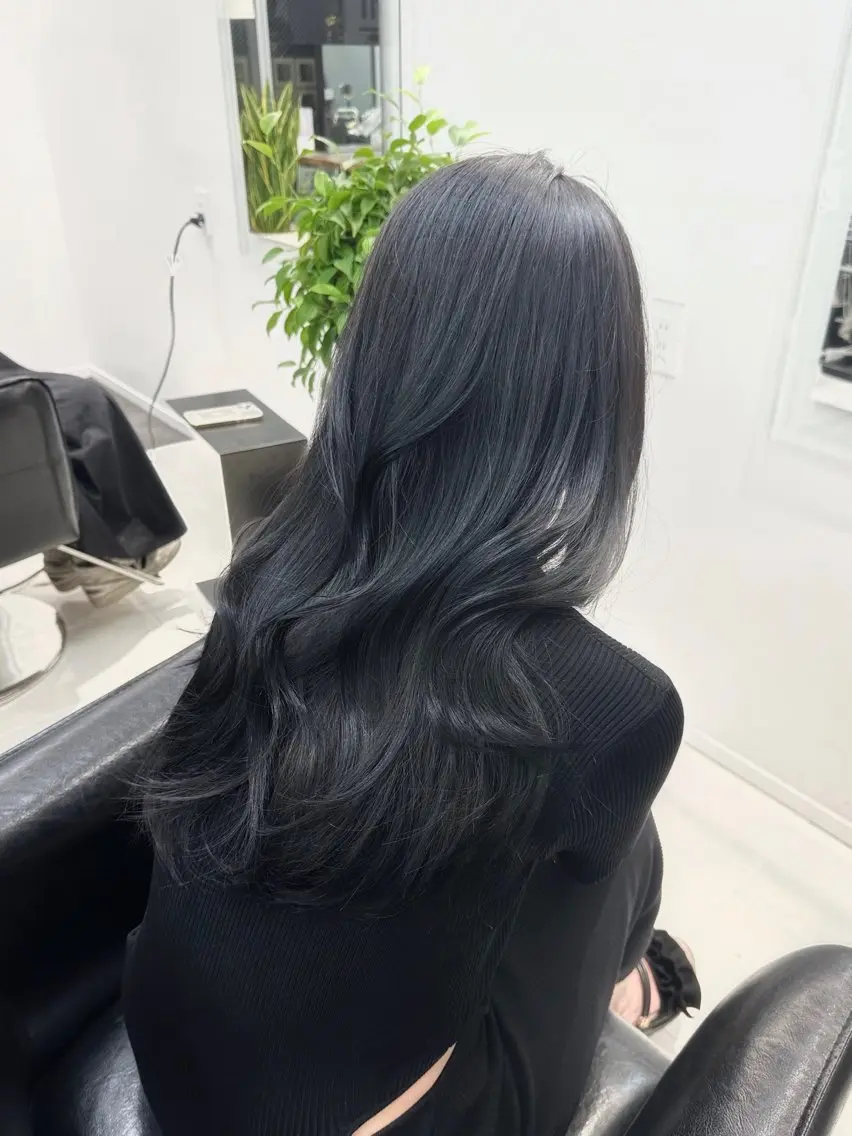 ミディアム カラー 韓国ヘア 店長NEGIのヘアスタイル