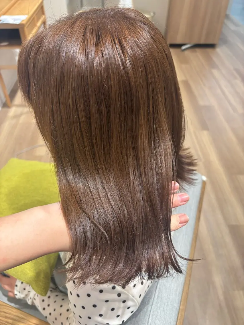 ショート カラー ベージュカラー ブリーチ ハイトーンカラー ハイトーンベージュ ブリーチなしカラー ヘアカラー トリートメント RINNO🌷透明感 カラー/髪質改善のヘアスタイル