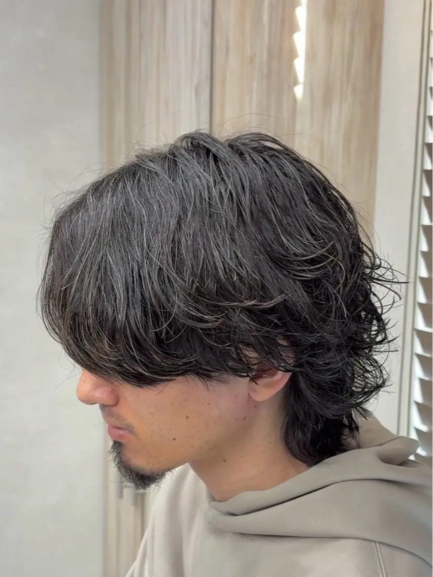パーマ メンズ カット パーマ GRANDEUR ryuのヘアスタイル