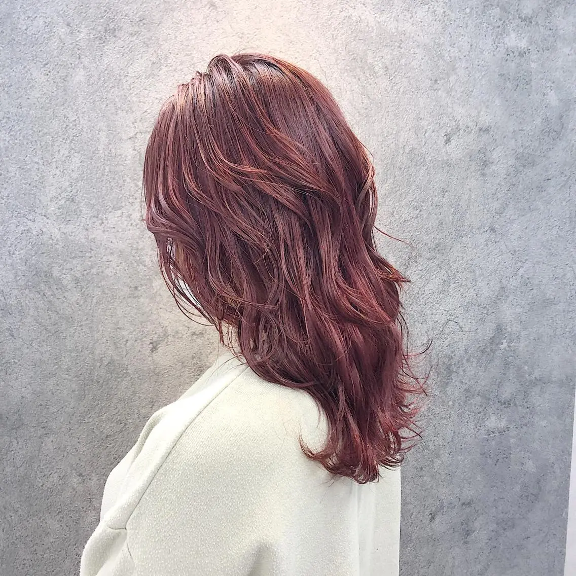 セミロング カット ヘアカラー トリートメント 所渉/韓国レイヤー /ウルフカットのヘアスタイル
