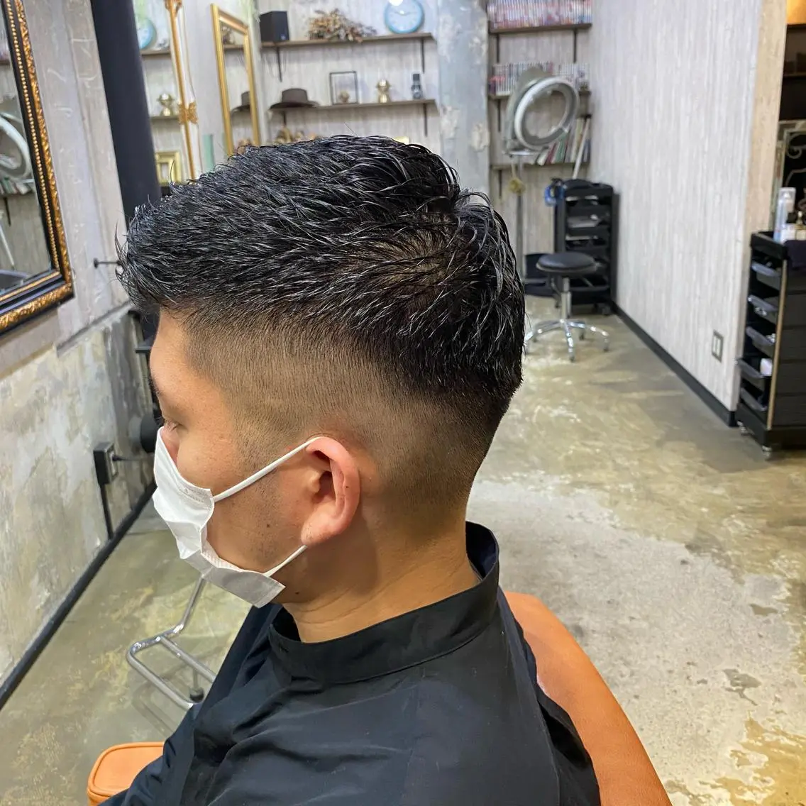 ショート メンズ 勝河 怜楊のヘアスタイル