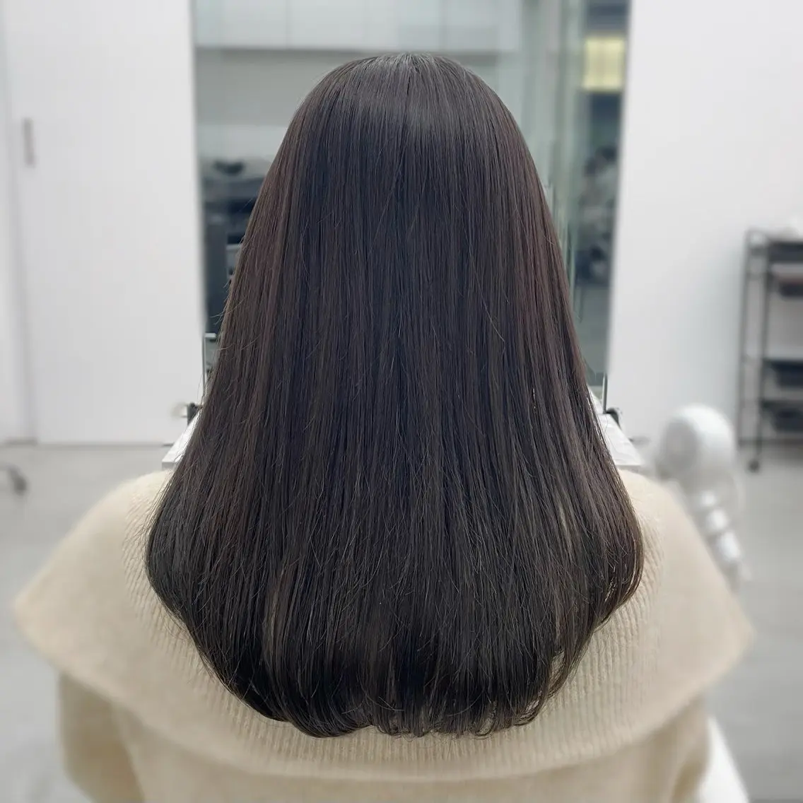 ミディアム カラー 髪質改善×ブリーチ なしカラー/桃愛のヘアスタイル