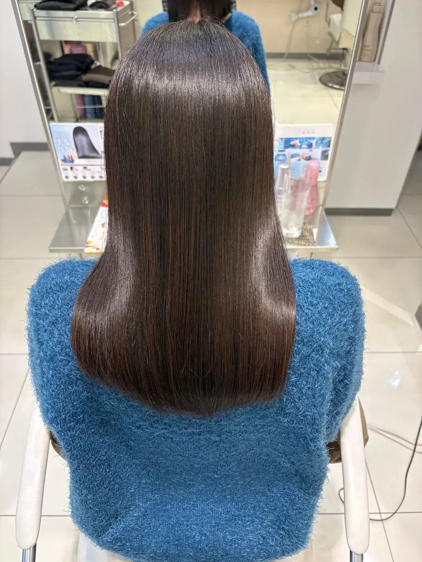 セミロング トリートメント 久保山 ことのヘアスタイル