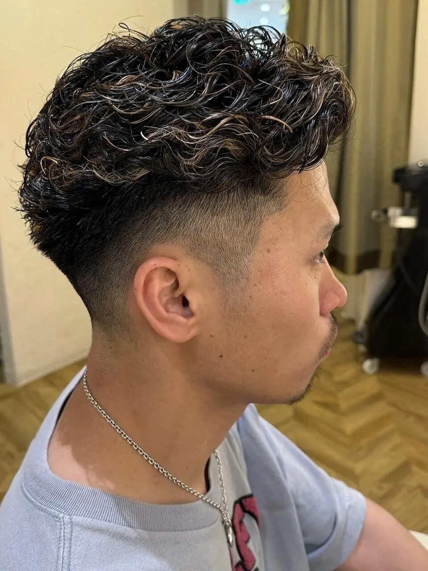 メンズカット+ツイストorツイストスパイラルパーマの写真