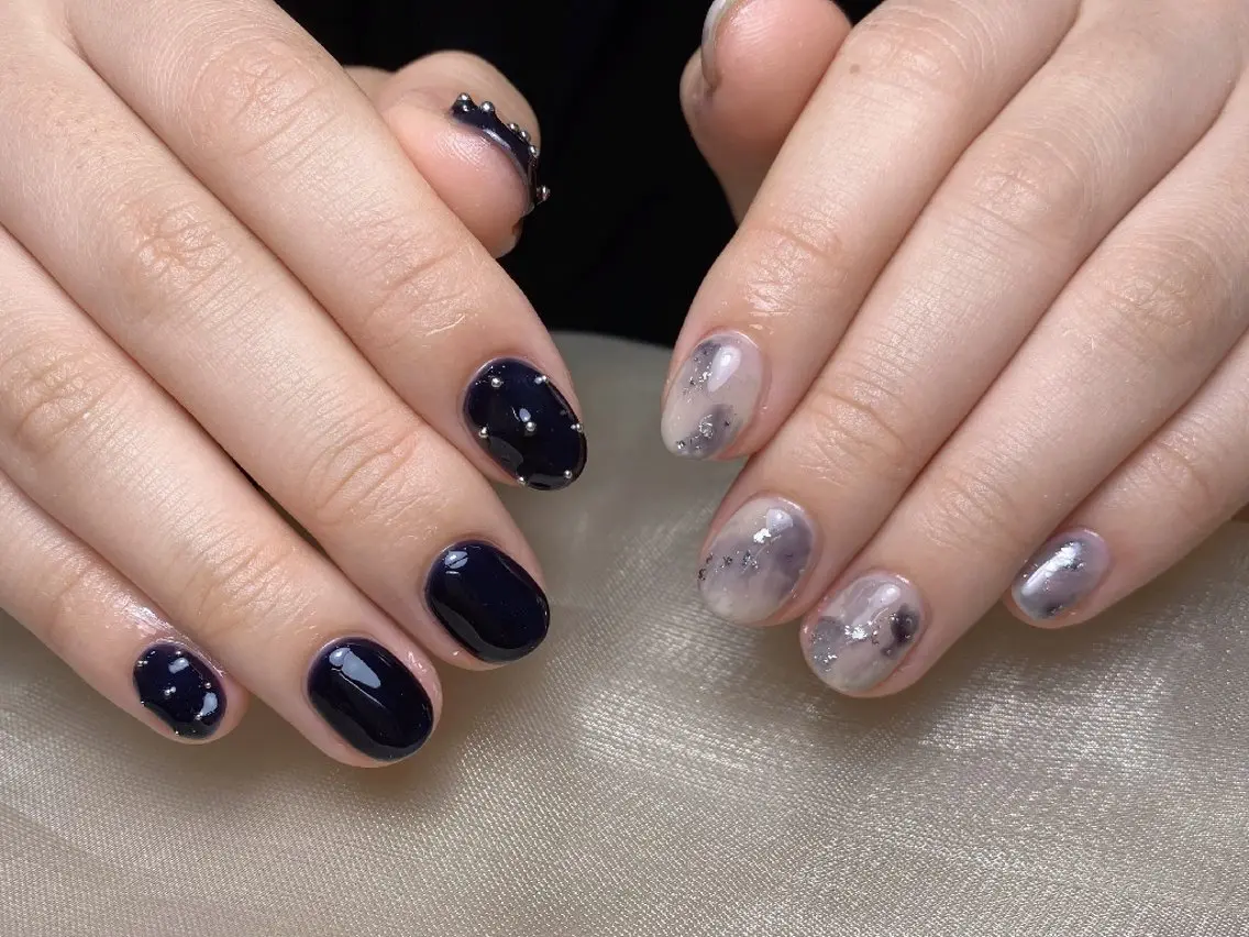ネイル アートネイル フラワーネイル フットネイル ジェルネイル キラキラネイル ハンドネイル UM Nail Salonのネイルデザイン