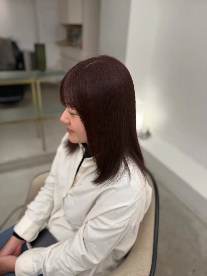 single color  +  Aujua  treatmentの写真