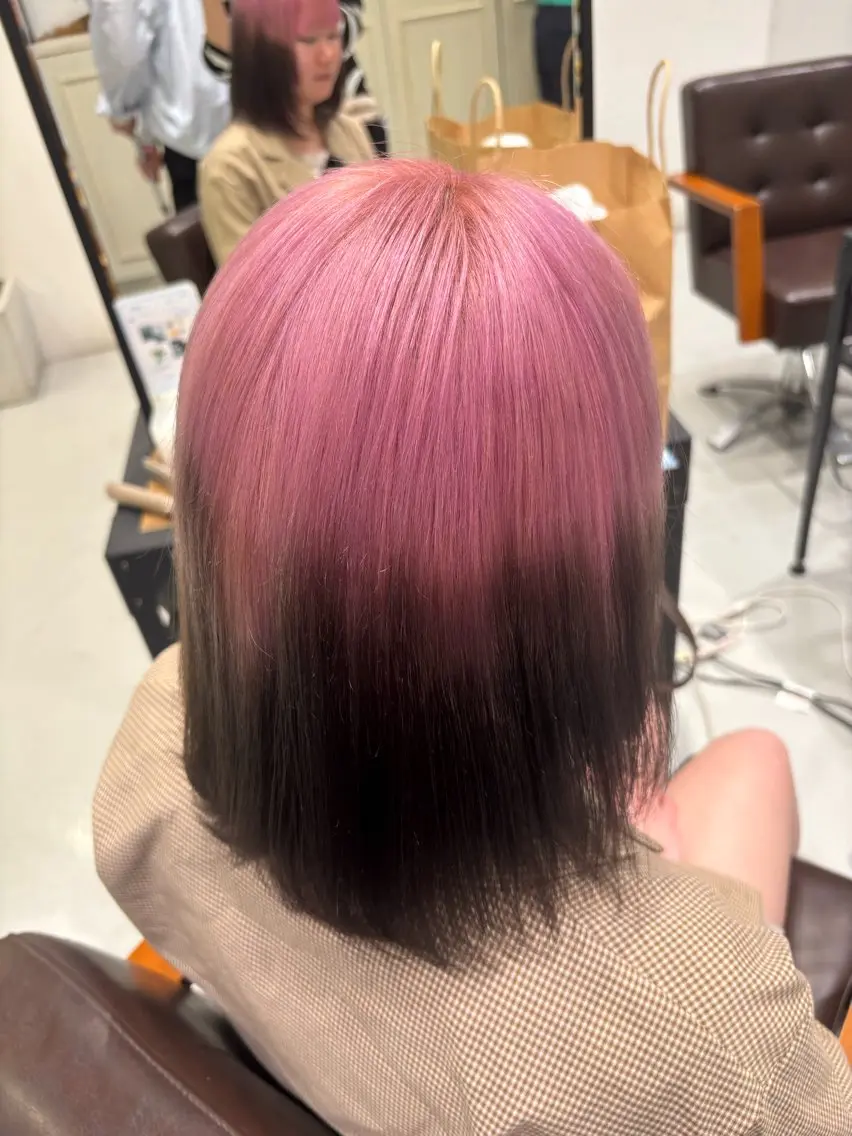 ミディアム カラー ヘアカラー 戸塚咲/ モデル募集中🫧🎀のヘアスタイル