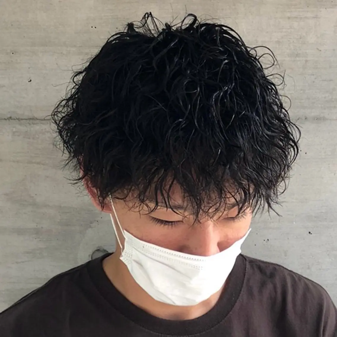 パーマ カット パーマ 【透明感カラー/オリ ーブ】カミヤマシオリのヘアスタイル