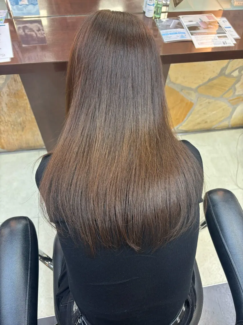ロング トリートメント 嶋田 愛羅のヘアスタイル
