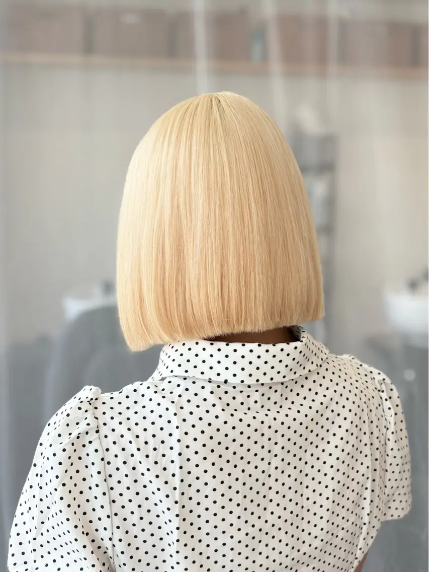 ミディアム カラー ヘアカラー トリートメント GaKu/ハイトーン /ブリーチ/レイヤーのヘアスタイル