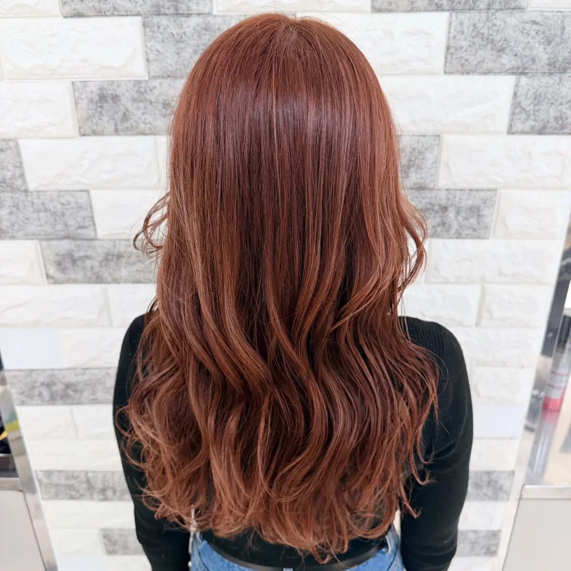 ロング カラー ヘアアレンジ ブラウンカラー 透明感カラー ハイライトカラー オレンジ オレンジブラウン Mizuki 🐰🌟のヘアスタイル