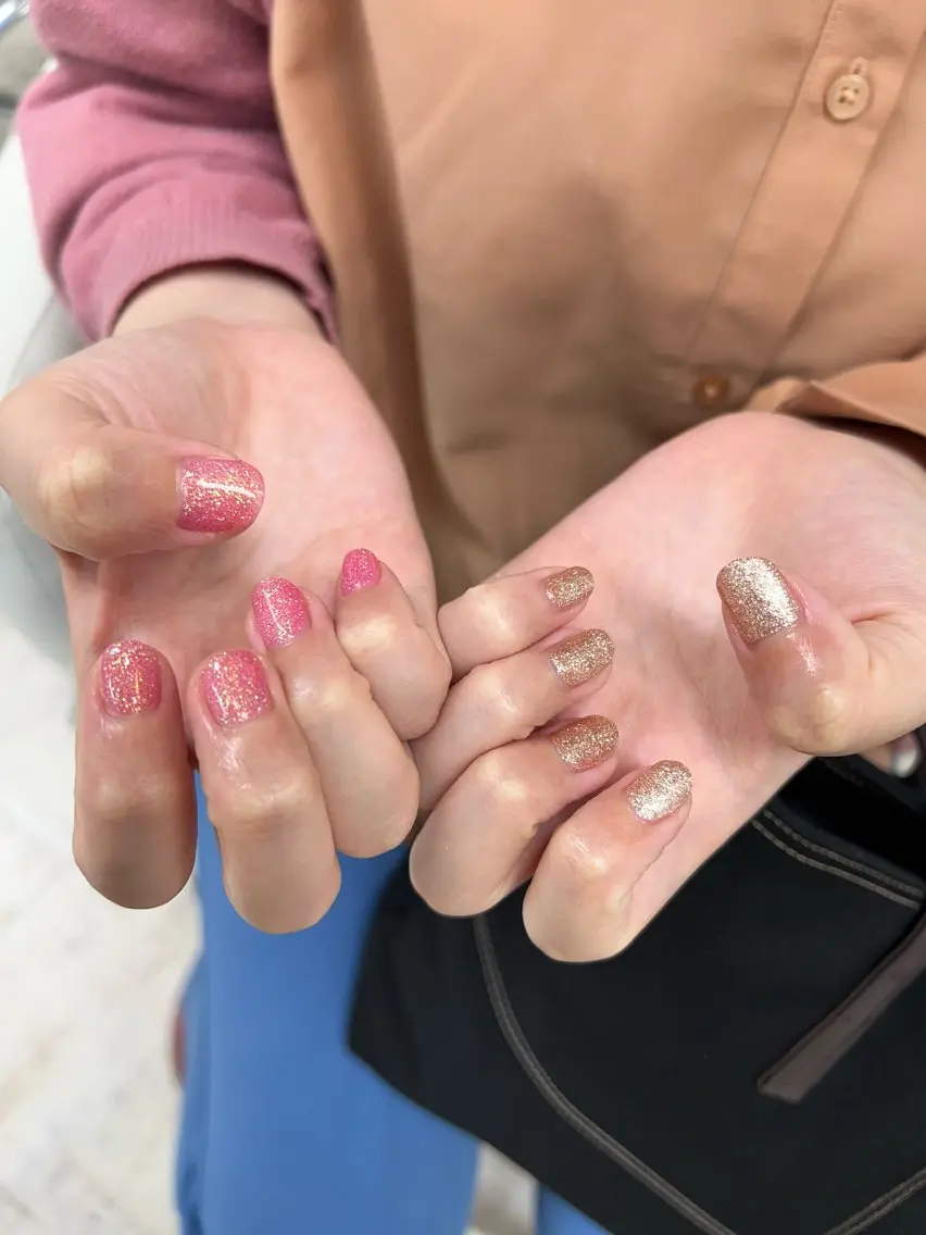 ネイル ワンカラーネイル 吉田 里菜のネイルデザイン