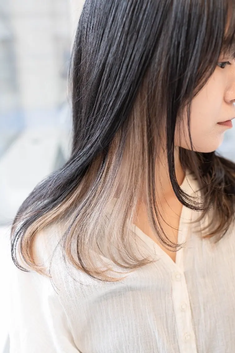 ロング カラー カット ヘアカラー Lazo/ 原弥和子のヘアスタイル
